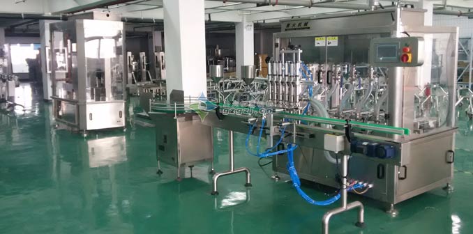 6頭臥式攪拌醬料灌裝機(jī)