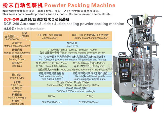 星火咖啡包裝機械設備樣機及介紹